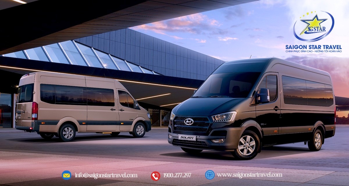 Cho thuê xe 16 chỗ Huyndai Solati
