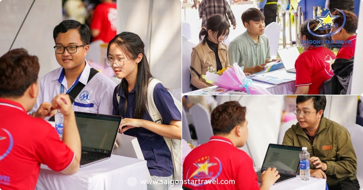 Sinh viên và người lao động tìm kiếm việc làm trong khuôn khổ sự kiện