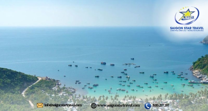 Toàn cảnh vẻ đẹp đơn sơ và xanh biếc tại Đảo Nam Du