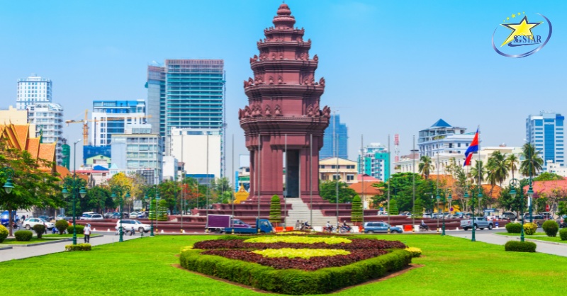Du lịch Tết 2025: Tour Campuchia 4 ngày 3 đêm | Saigon Star Travel Đài Độc Lập Campuchia – Đài Hữu nghị Việt Nam- Campuchia