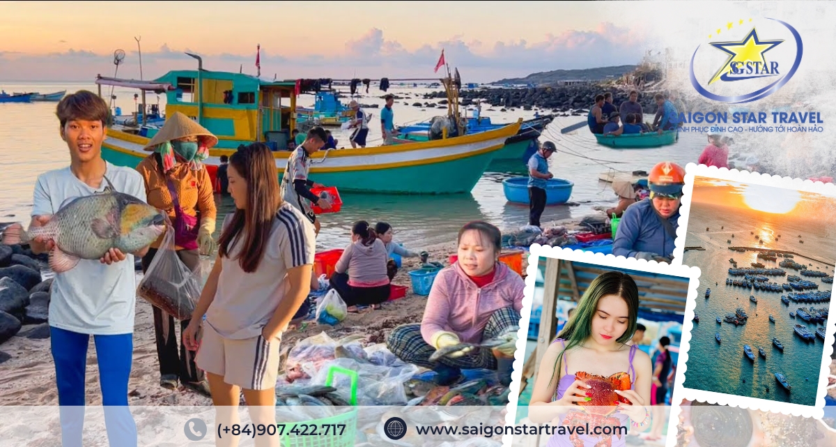 Làng Chài - Tour Đảo Phú Quý