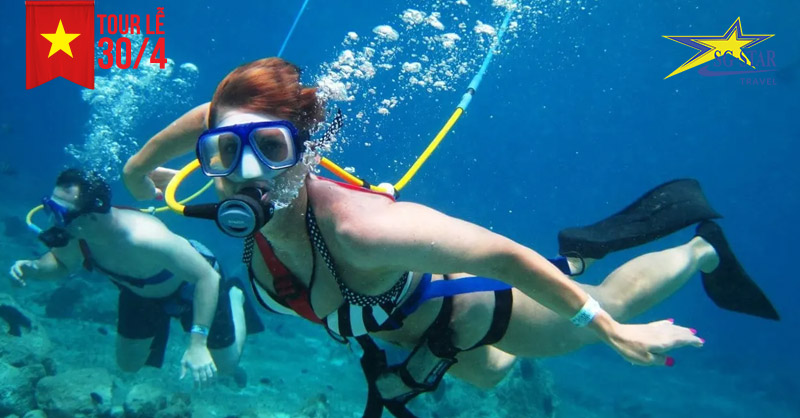 Tour Campuchia 3 Ngày 2 Đêm Lễ 30/4 - KohRong Saloem | Saigon Star Travel Lặn ngắm san hô tại đảo - Tour Campuchia 3 Ngày 2 Đêm Lễ 30/4