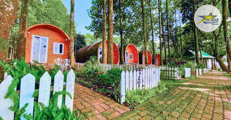 Khu vực Bungalow - Tour Đảo Ó - Đồng Trường
