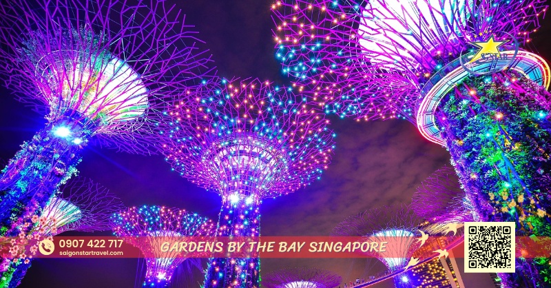Tour Du Lịch Singapore Tết – Hành Trình Khám Phá Đảo Quốc Sư Tử Trong Dịp Tết Nguyên Đán | Saigon Star Travel Tour Du Lịch Singapore Tết-Tham quan Gaderns By The Bay
