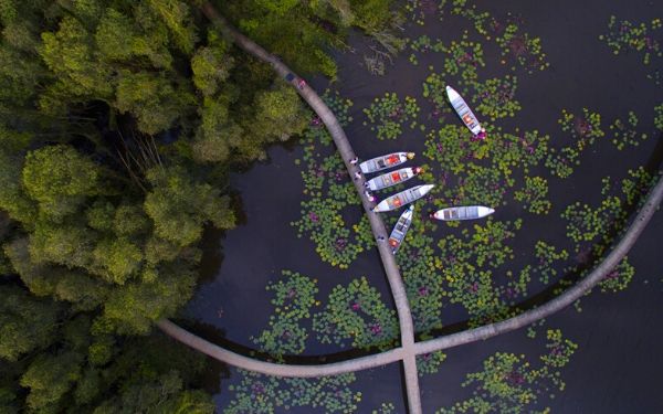 TOUR LÀNG NỔI TÂN LẬP – KHÁM PHÁ CÔNG VIÊN KỲ QUAN THẾ GIỚI 2023 | Saigon Star Travel tour lang noi t n lap kham pha cong vien ky quan the gioi 2019 15