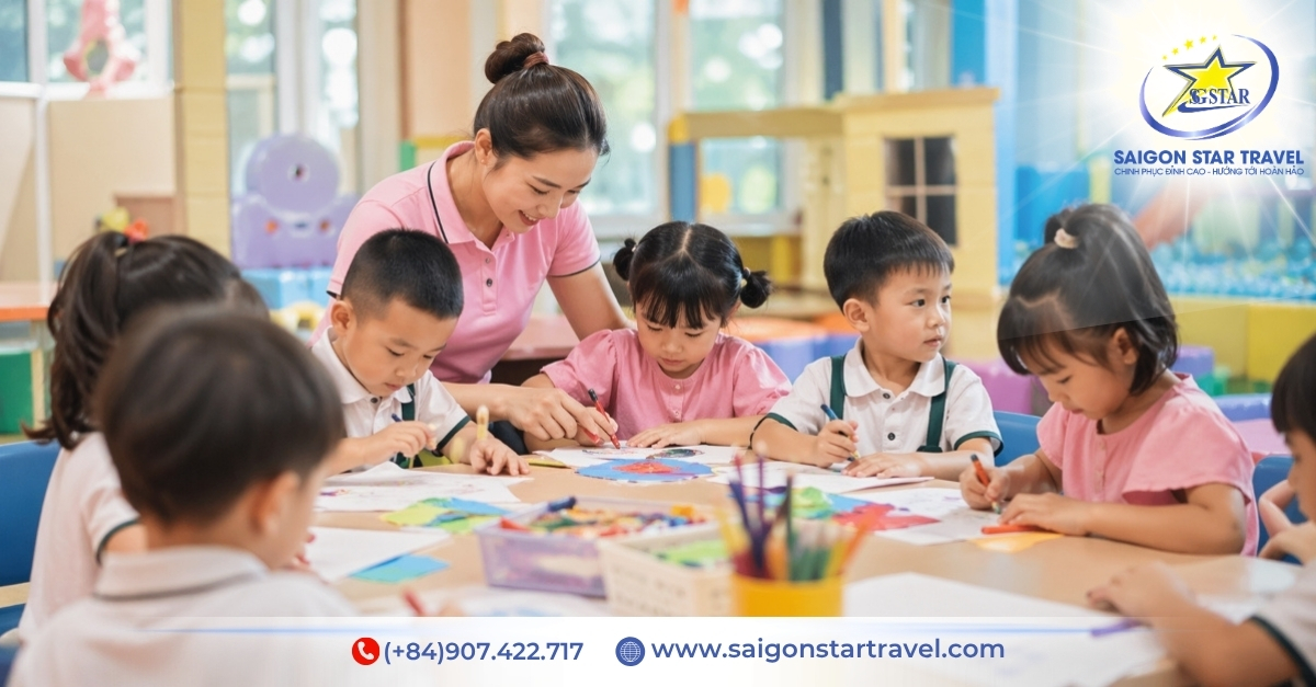 Hoạt Động Tô Màu Sáng Tạo Cho Học Sinh Mầm Non