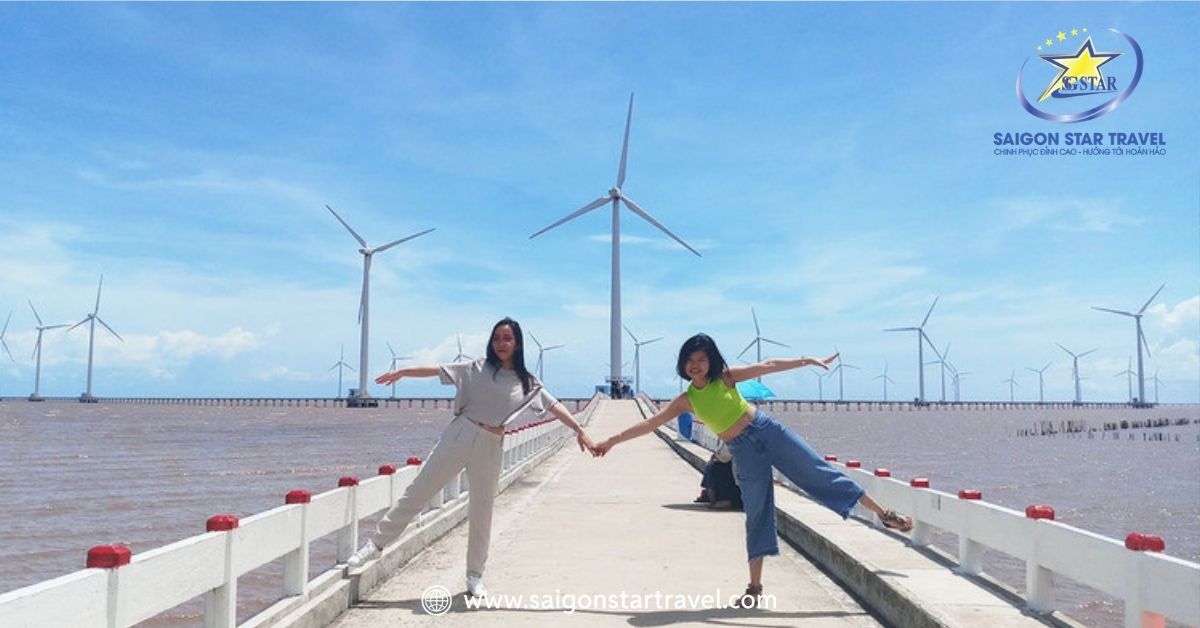 Check-in "Châu Âu" giữa lòng miền Tây tại cánh đồng điện gió Bạc Liêu