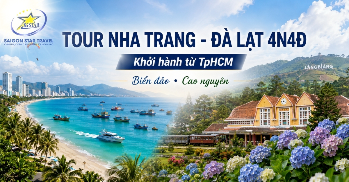 Tour Nha Trang Đà Lạt 4 Ngày 4 Đêm Từ TpHCM Đi Xe Giường Nằm