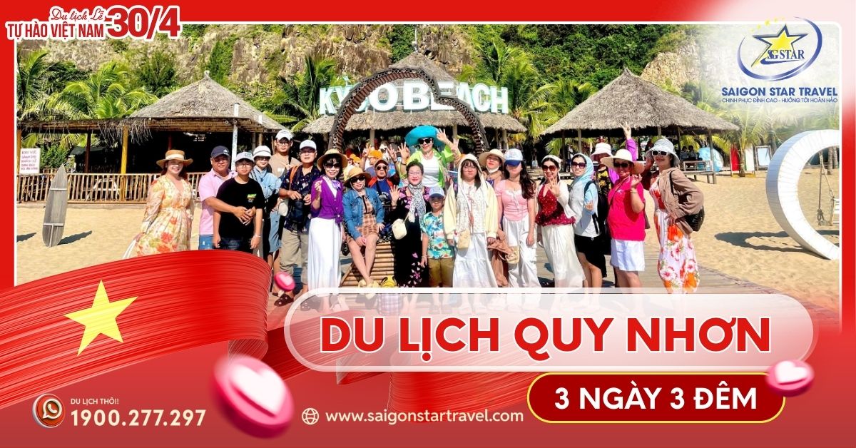Tour Quy Nhơn Phú Yên Lễ 30/4 3N3Đ - Saigon Star Travel