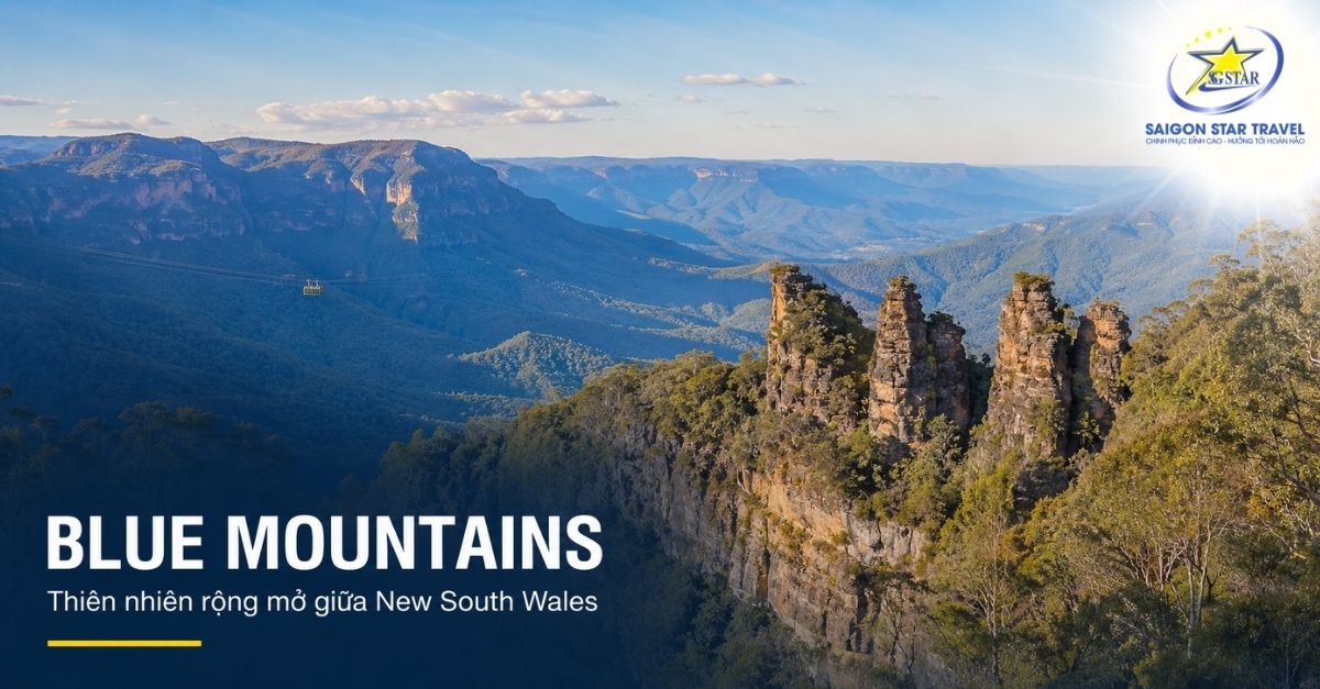 Blue Mountains và Three Sisters trong Tour Úc Sydney Melbourne