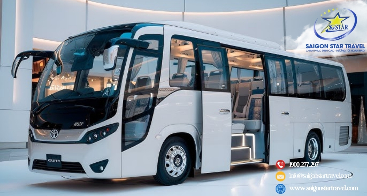 Toyota Coaster - Xe du lịch chở tối đa bao nhiêu người
