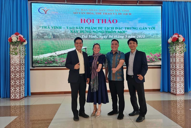 Trà Vinh - Tạo sản phẩm du lịch đặc trưng gắn kết xây dựng nông thôn mới giai đoạn 2021 - 2025 | Saigon Star Travel Bà Lê Thị Thanh Thuỷ cùng các chuyên gia tại Hội thảo