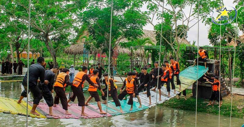 Trải nghiệm các trò chơi tại KDL Mỹ Khánh