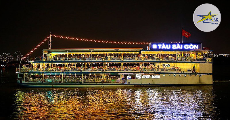Trải nghiệm mới lạ khi ăn tối trên du thuyền sông Sài Gòn tài sài gòn