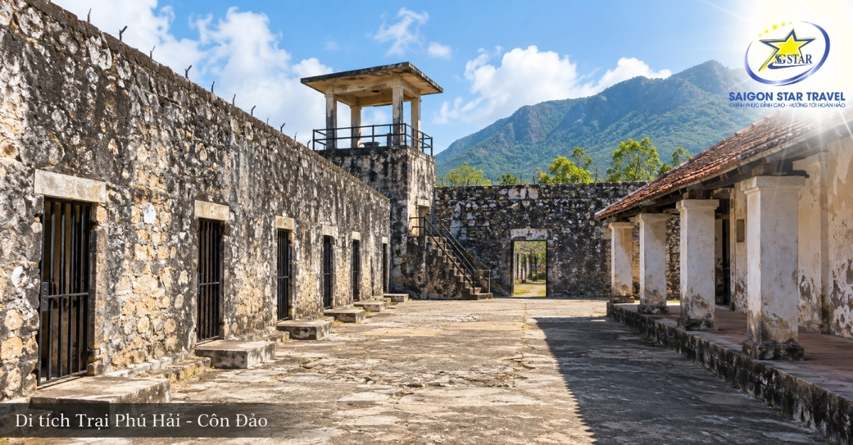 Di tích Trại Phú Hải Côn Đảo - điểm tham quan trong tour Côn Đảo 3N2Đ bằng tàu cao tốc