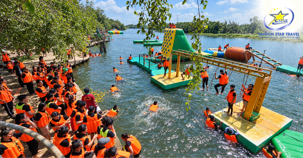 Hoạt động Team Building tại Bò Cạp Vàng