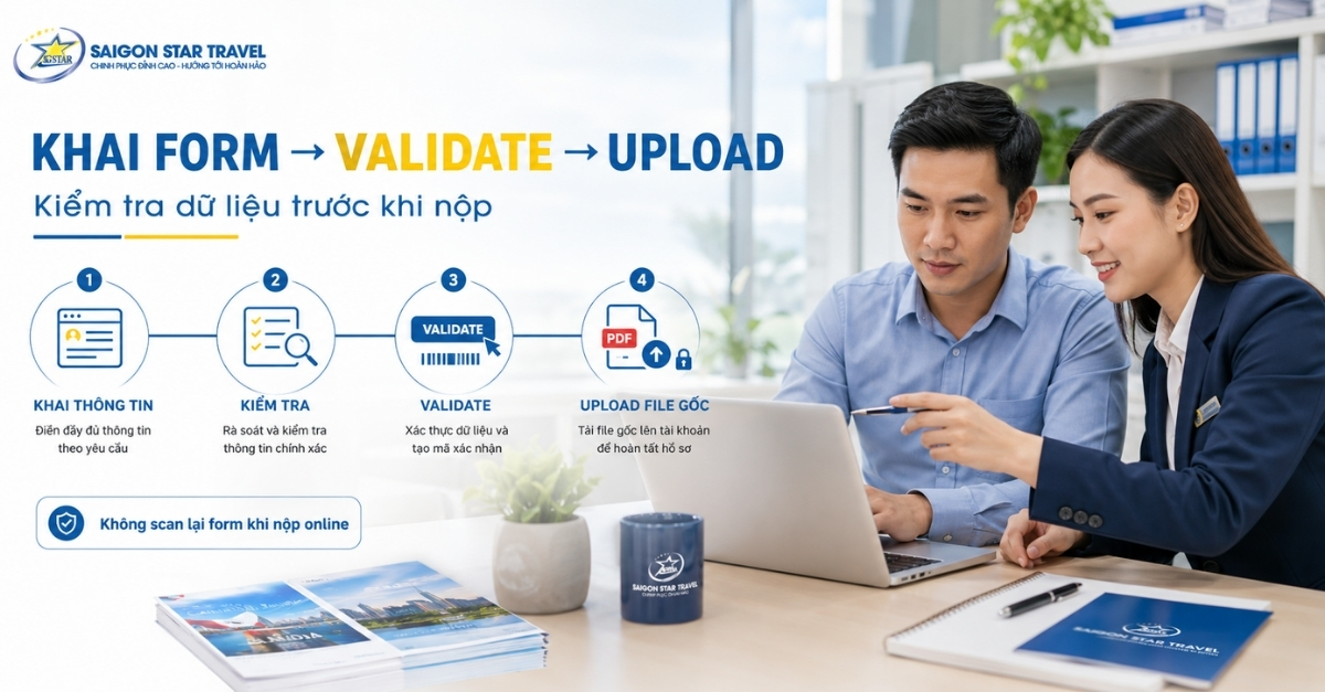 Cách Validate Form IMM 5257 Visa Canada trước khi upload