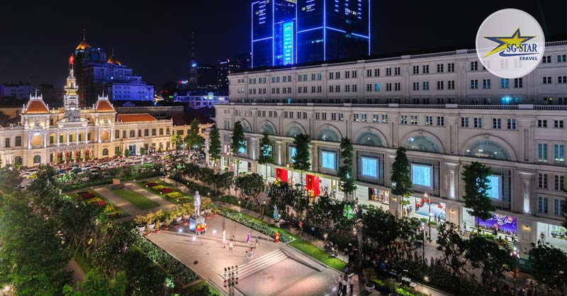 30/4 Đi Đâu Chơi Ở Sài Gòn? Top Địa Điểm Đi Chơi Lễ 30/4 Ở HCM Hot | Saigon Star Travel ve-dep-ve-dem-cua-pho-di-bo-nguyen-hue