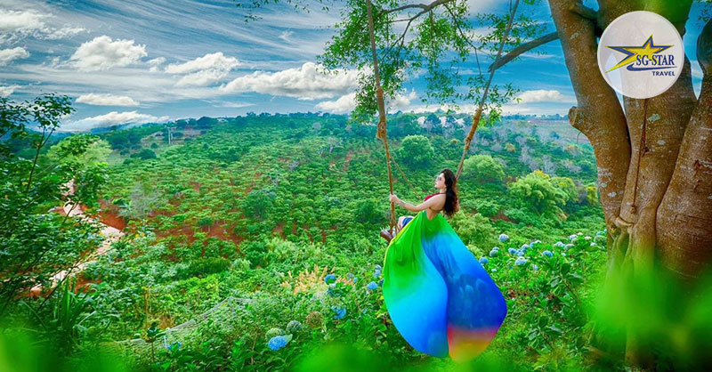 Vé Dalaland | Saigon Star Travel Chiếc xích đu nổi tiếng tại Dalaland