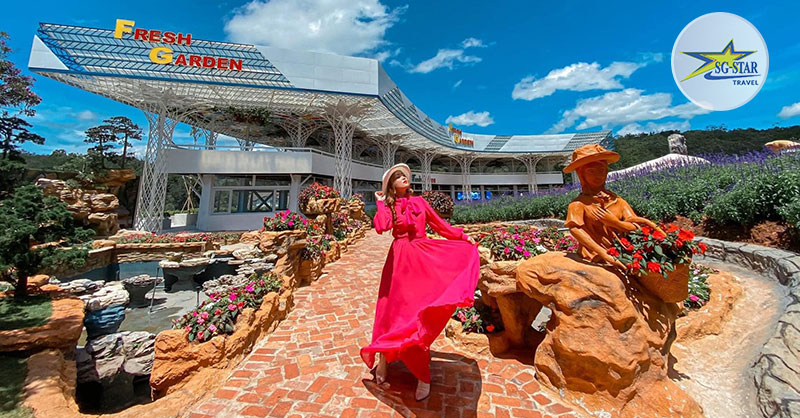 Vé Fresh Garden | Saigon Star Travel Fresh Garden có rất nhiều tiểu cảnh đẹp