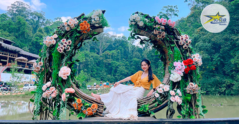 Vé Hoa Sơn Điền Trang | Saigon Star Travel Quý khách có rất nhiều lựa chọn tiểu cảnh khi đến đây