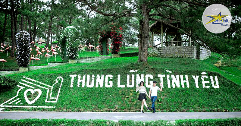 Vé Thung Lũng Tình Yêu Mộng Mơ | Saigon Star Travel Thung Lũng Tình Yêu Mộng Mơ là KDL nổi tiếng từ xưa