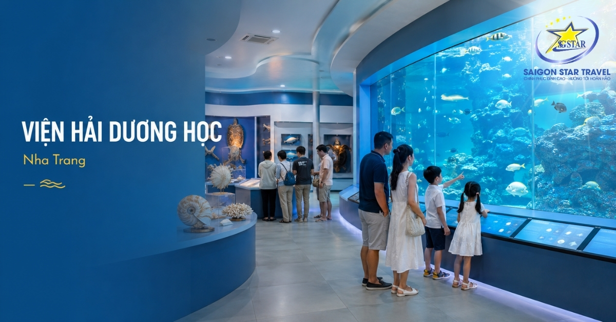 Tham quan Viện Hải dương học Nha Trang trong tour Sơn Đừng