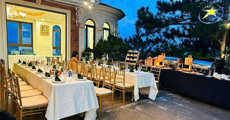Villa 1.3 Đà Lạt | Saigon Star Travel Không gian tiệc & BBQ