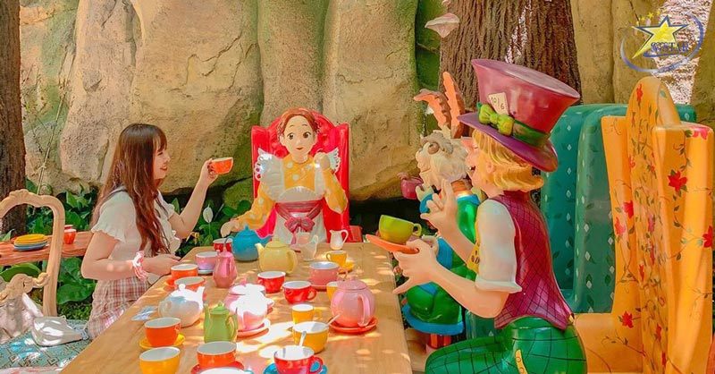 Hoá thân thành Alice lạc vào xứ thần tiên ở khu thế giới diệu kỳ VinWonders