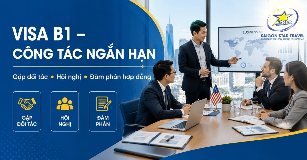 Visa B1 Mỹ dành cho hoạt động công tác phù hợp