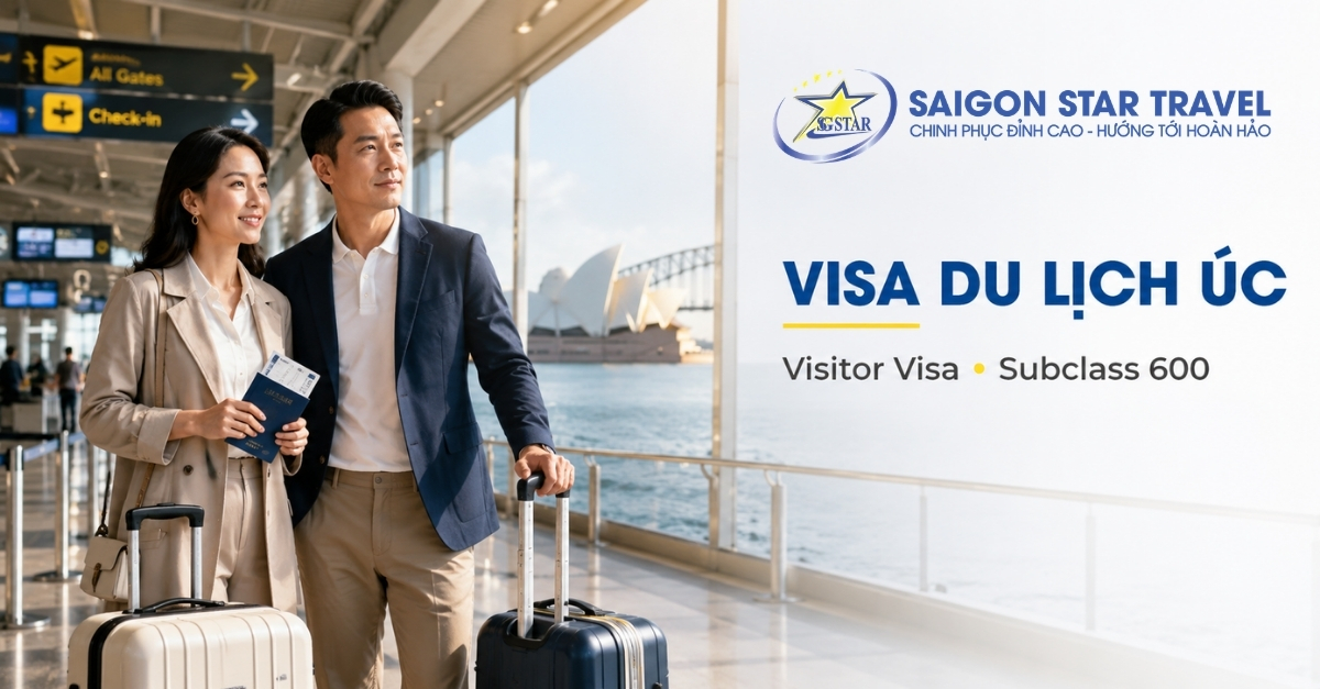 Dịch vụ Visa du lịch Úc Subclass 600 cho khách Việt