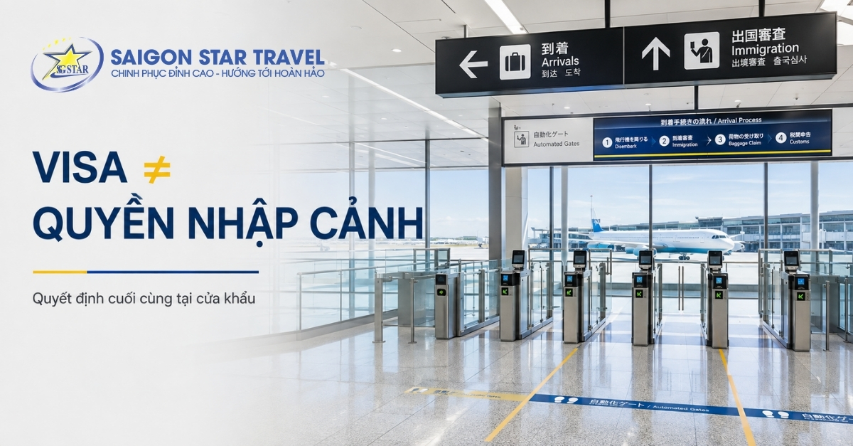 Visa và miễn Visa Nhật Bản không đồng nghĩa quyền nhập cảnh