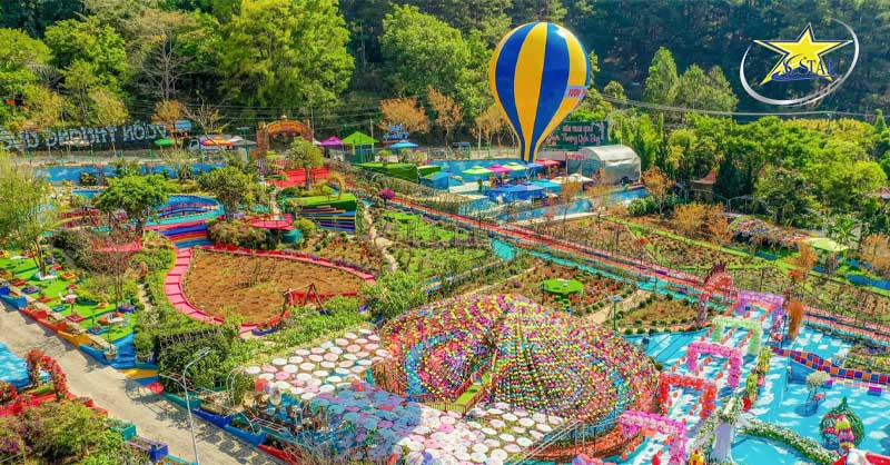 Khám phá Kombi Land Đà Lạt - Nơi sống ảo độc đáo giữa lòng thành phố | Saigon Star Travel Vườn Thượng Uyển Bay