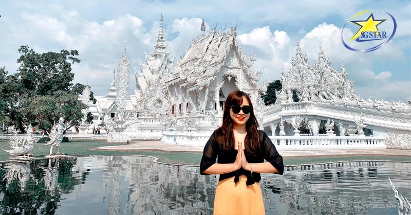 Chùa Trắng – Wat Rong Khun- Kiệt tác nổi tiếng tại du lịch Chiang Mai Thái Lan