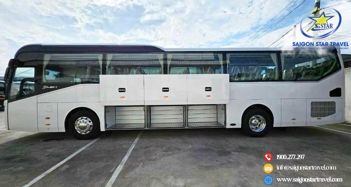 Xe khách Thaco Bluesky 120S - Các Dòng Xe 45 Chỗ Cho Thuê