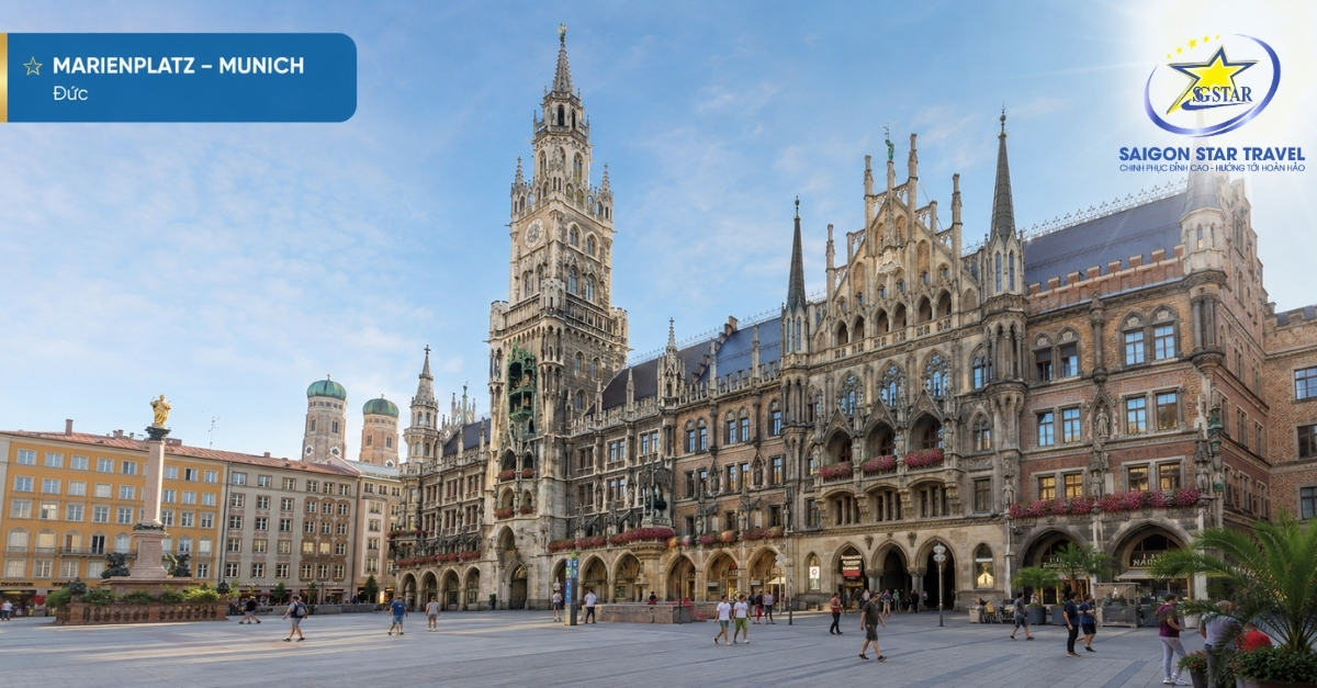 Tour Đông Âu 5 Nước 10N9Đ Từ TpHCM: Đức – Séc – Slovakia – Hungary – Áo