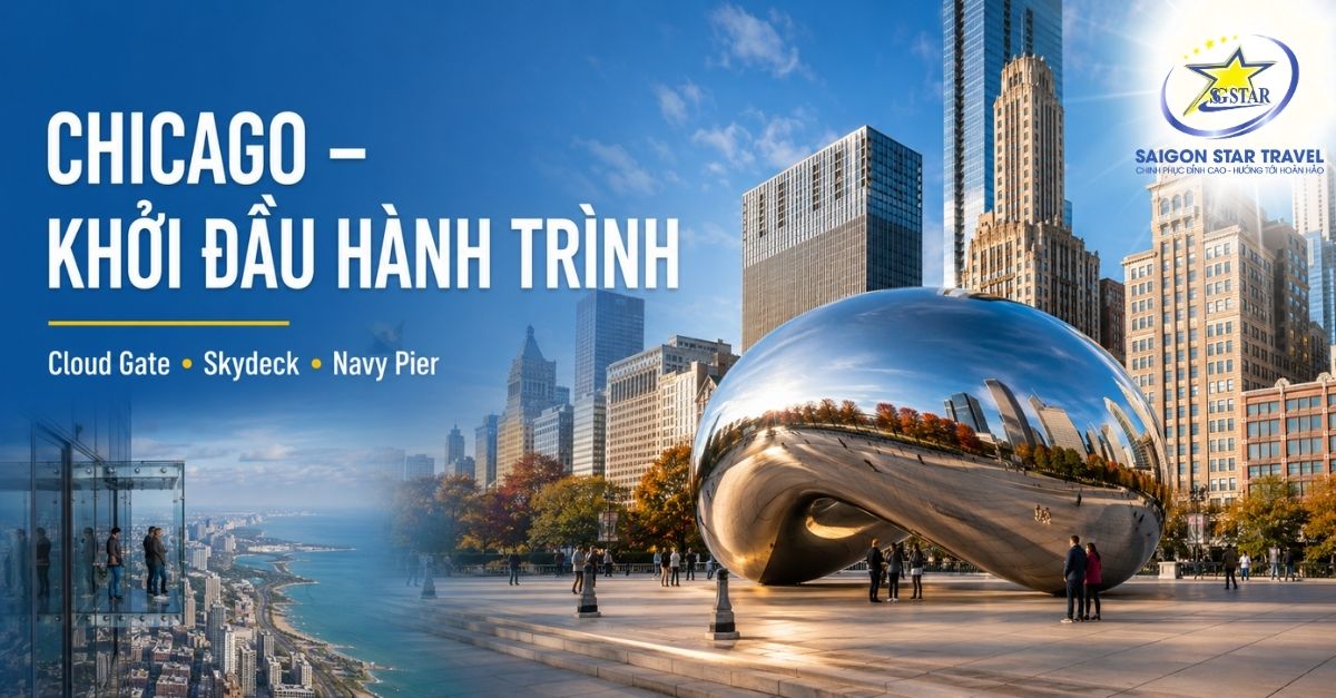 Tour Bắc Mỹ Mùa Thu 12N11Đ: Chicago – Niagara – Vermont – Boston
