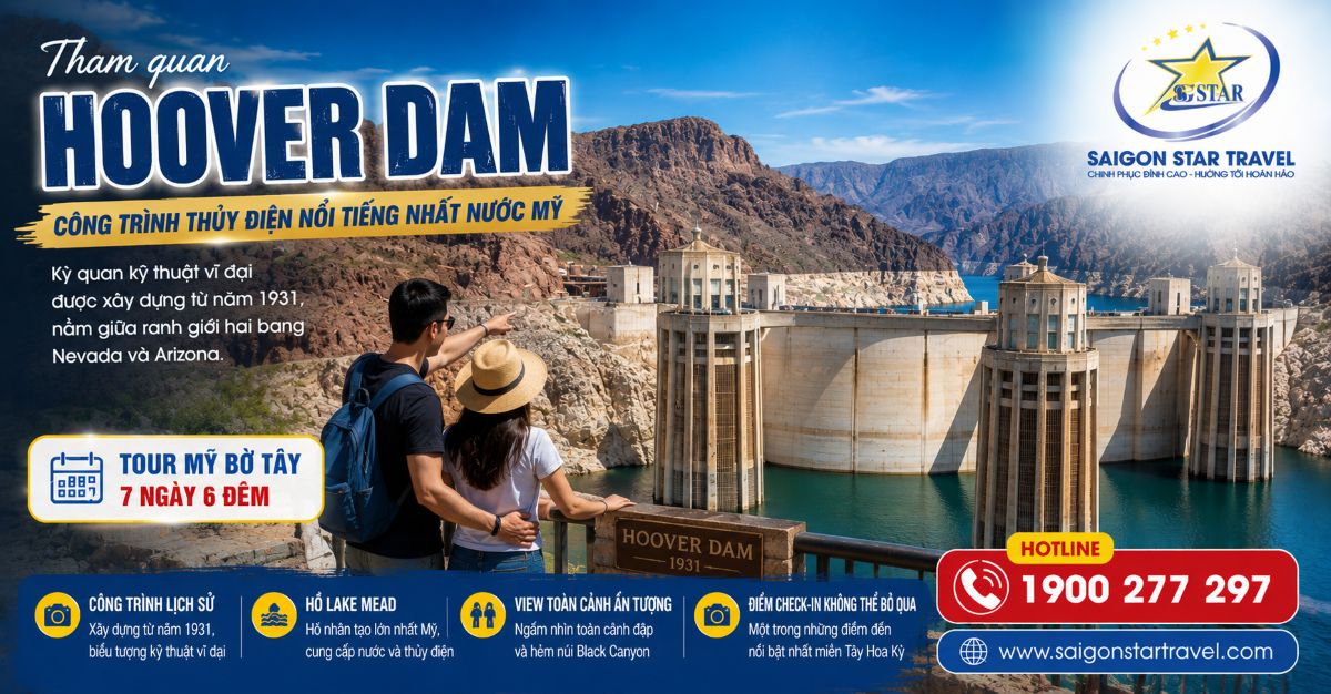 Tour Mỹ Bờ Tây 7N6Đ: Los Angeles – Las Vegas – San Diego Từ TpHCM