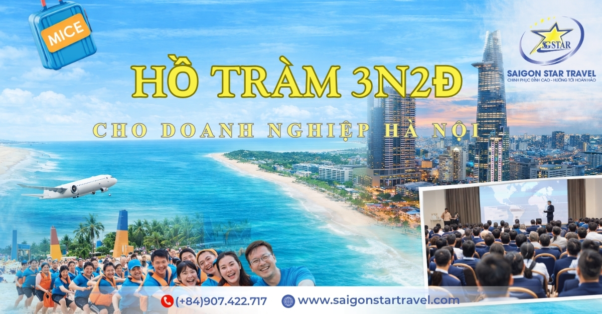 Tour MICE Hồ Tràm 3N2Đ Cho Doanh Nghiệp Từ Hà Nội