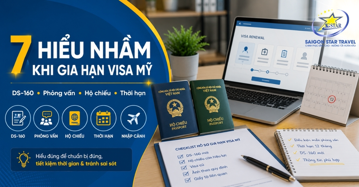 Gia Hạn Visa Mỹ B1/B2 | Kiểm Tra Điều Kiện - Saigon Star Travel
