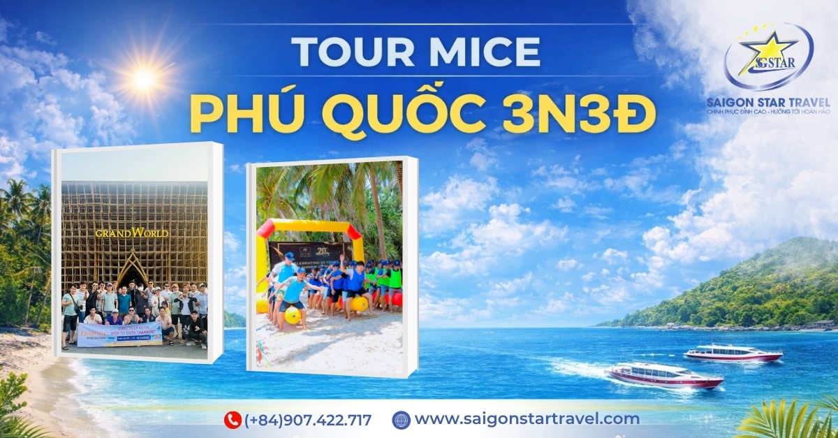 Tour M.I.C.E Phú Quốc 3 Ngày 3 Đêm Cho Doanh Nghiệp Từ TpHCM | Xe Giường Nằm & Tàu Cao Tốc