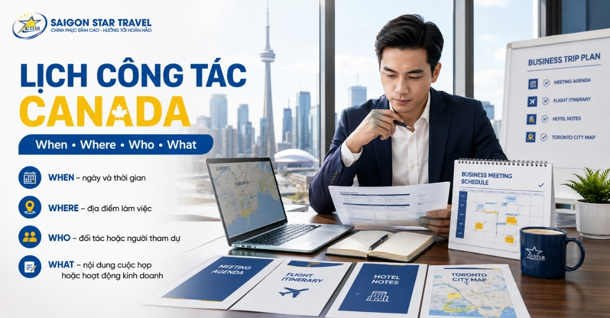 Dịch Vụ Visa Công Tác Canada: Hồ Sơ & Thư Mời