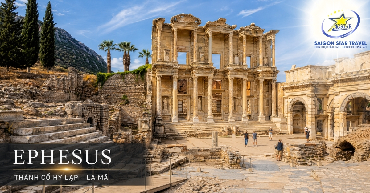 Tour Thổ Nhĩ Kỳ 10N9Đ Từ TpHCM: Istanbul – Ephesus – Pamukkale – Cappadocia