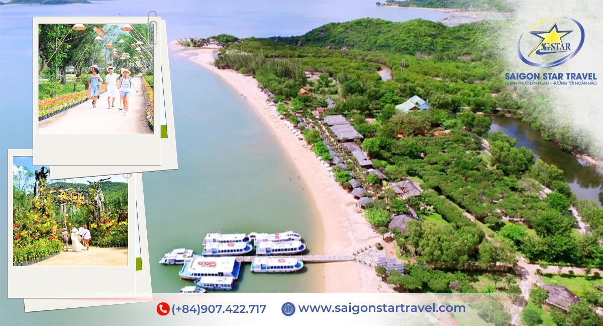 Tour Đảo Khỉ Suối Hoa Lan 1 Ngày Trọn Gói | Đón Tại Trung Tâm Nha Trang | Khám Phá Vịnh Nha Phu