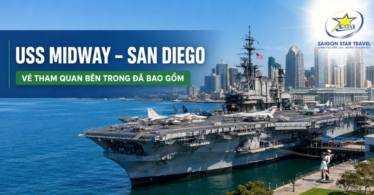 Tour Bờ Tây Mỹ 9 Ngày 8 Đêm Từ TpHCM – Los Angeles, Las Vegas, San Francisco