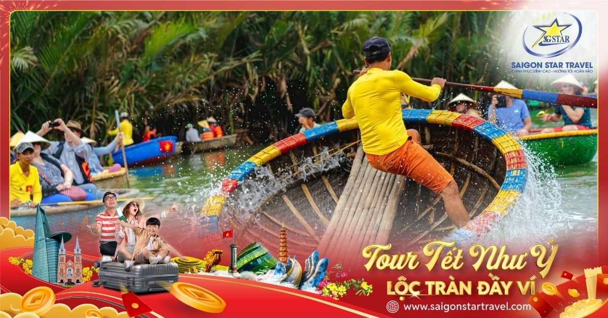 Tour Tết Âm Lịch Đà Nẵng 3 Ngày 2 Đêm | Sơn Trà – Bà Nà – Hội An – Rừng Dừa Bảy Mẫu