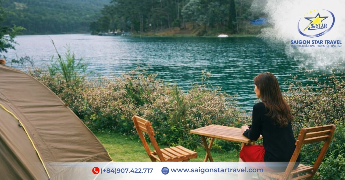 Cắm trại bên Hồ Tuyền Lâm Đà Lạt – săn sương sớm trong tour cắm trại 2 ngày 1 đêm