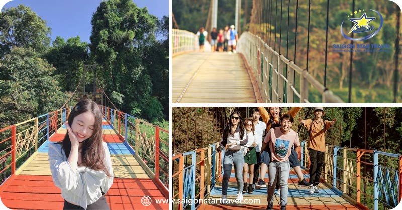 Check-in và tản bộ ở cầu treo Madagui | Du lịch Madagui 2 ngày 1 đêm