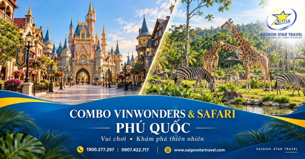 Vé Combo VinWonders Và Vinpearl Safari Phú Quốc
