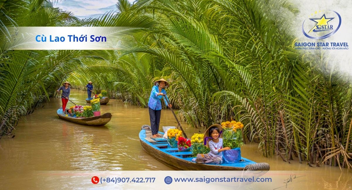 Cù Lao Thới Sơn - Tour Miền Tây 6 ngày 5 đêm